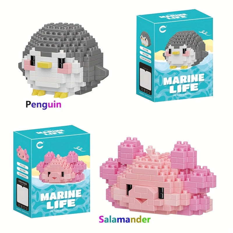 Ocean Animal Building Blocks Micro Particle Models Classroom Prizes