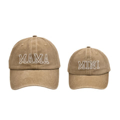 Parent Child Embroidery Sunscreen Baseball Cap
