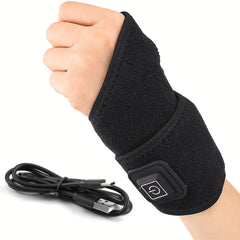 USB Heating Wrist Strap Velvet Lining 3 Level Adjustment