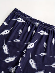3pcs Girls Pattern Print Leggings Set for Summer Kids Children