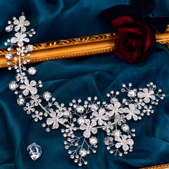 Floral Embellished Bridal Wedding Belt Romantic Waistband
