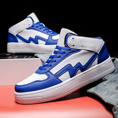 Comfy Block Sneakers Lace up Summer Skate Shoes