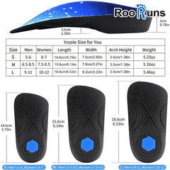 Plantar Fasciitis Support Insoles for Women and Men
