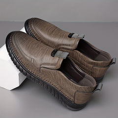 Men's Comfy Non slip PU Leather Loafer Shoes