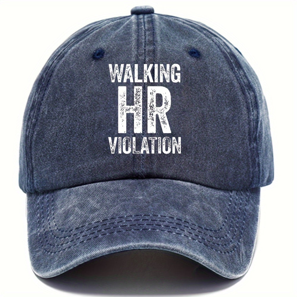 Washed Distressed Baseball Cap Outdoor Sun Hat Trucker Hat Adjustable