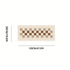 Checkerboard Area Rug Long Hallway Kitchen Mat Bath Mat