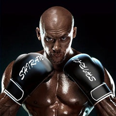 Fitness Boxing Gloves PU Material Sanda Fighting Martial Arts Training
