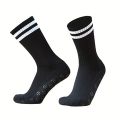 Men's Soccer Socks Non-slip Thickened Grip Crew Socks
