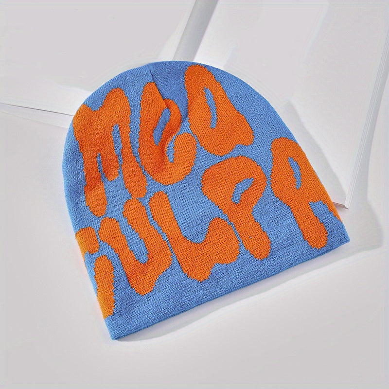Solid Letter Hat Embroidered Knitted Outdoor Hip hop Sports Hat