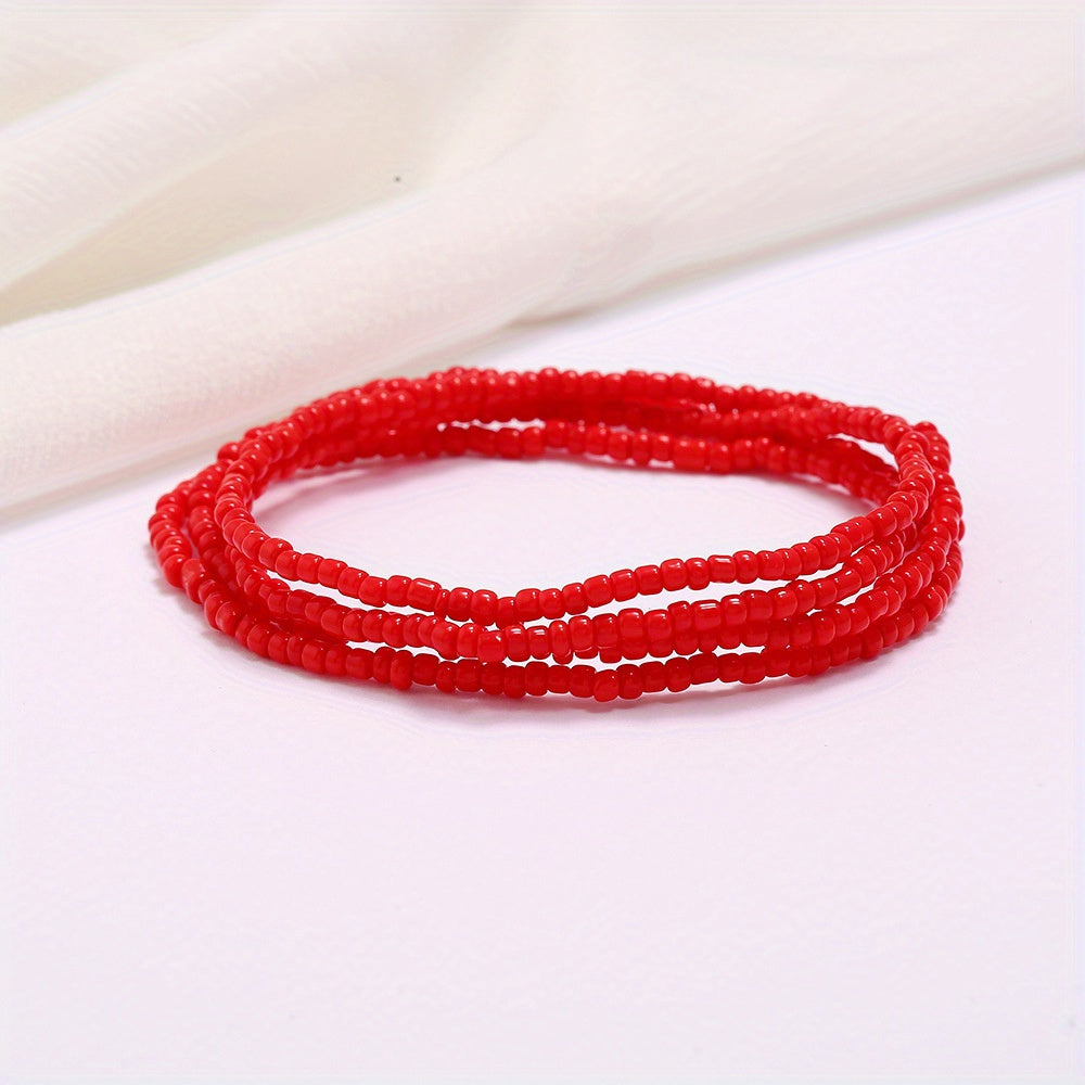 Boho Layer Waist Chain Decorative Belly Chain For Women