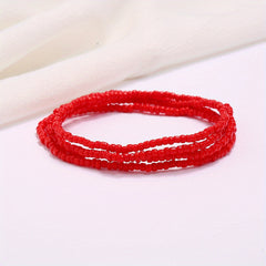 Boho Layer Waist Chain Decorative Belly Chain For Women