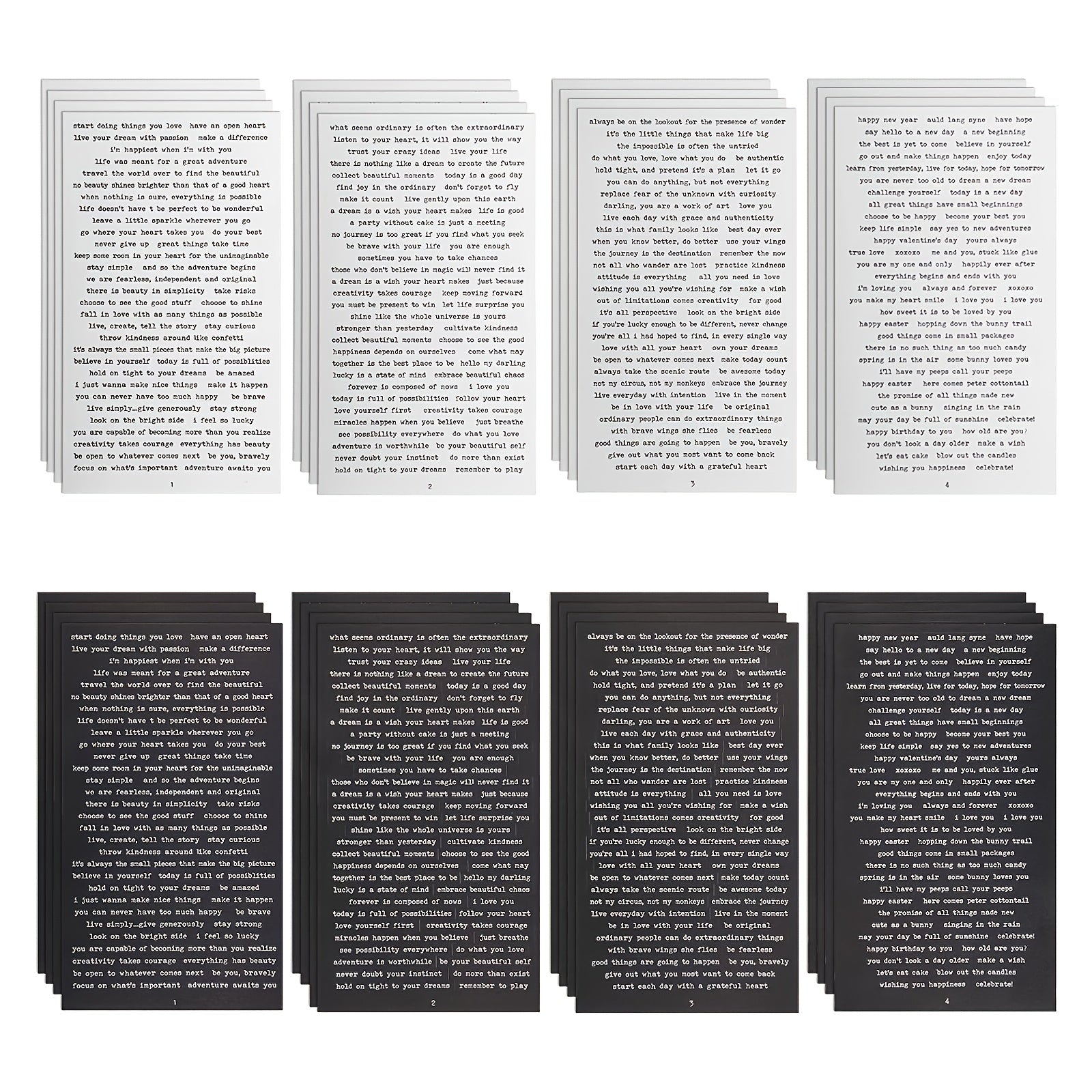 32 Sheets Quote Phrase Word Stickers Vintage Scrapbooking Junk Journal Planners