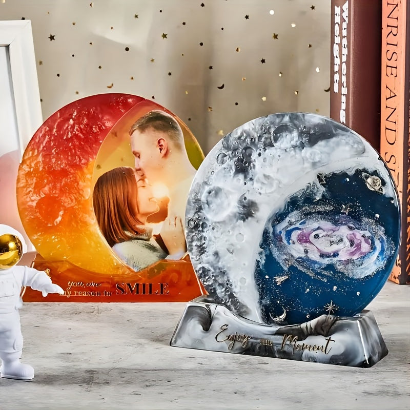 Moon Resin Mold & Picture Frame Set for DIY Home Decor