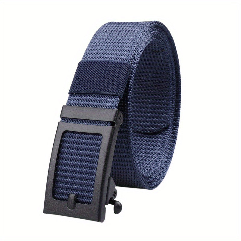 Iron Pin Buckle Canvas Belt Nylon Tactical Belt Men's Casual Pants Belt