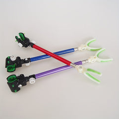 Adjustable Fishing Rod Bracket with Hanging Shelf