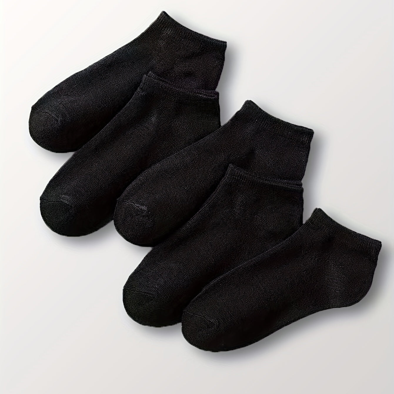 10 Pairs Solid Socks Low Cut Ankle Socks Women's Stockings