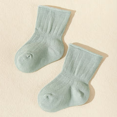 5 Pairs Casual Knit Socks Soft Baby Socks Boys Girls Accessories