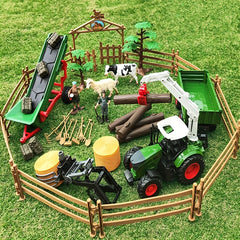 Farm Tractor Toy Truck Sliding Model Car Trailer Part DIY Accessory