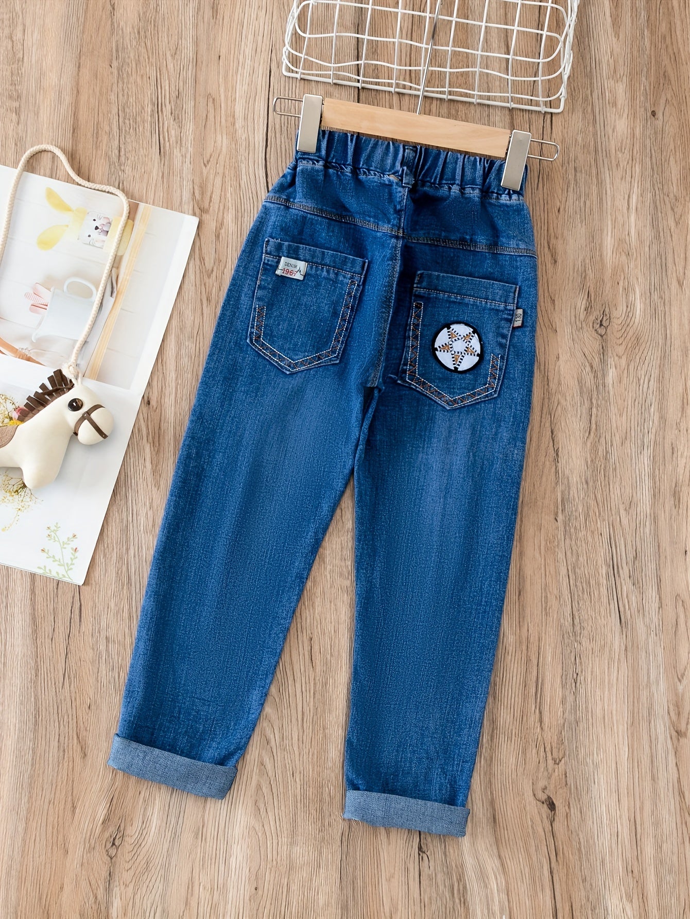 Boys Denim Long Pants With Pocket Kids Clothes Spring Autumn