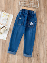 Boys Denim Long Pants With Pocket Kids Clothes Spring Autumn