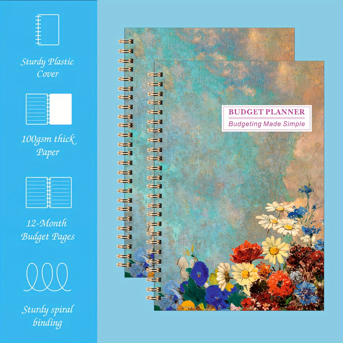Budget Planner Notepad Expense Tracker Notebook Finance Planner