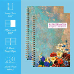Budget Planner Notepad Expense Tracker Notebook Finance Planner