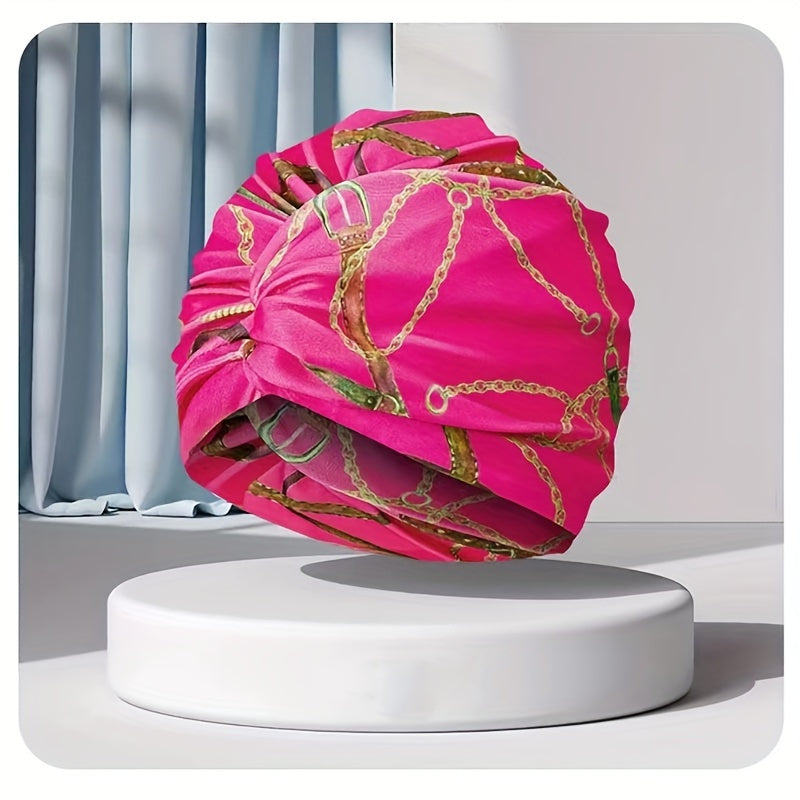 Patterned Leisure Sports Swim Cap - Non slip