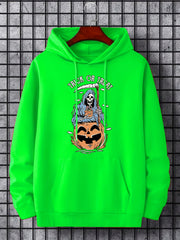 Men's Skeleton Graphic Hoodie Casual Sweatshirt