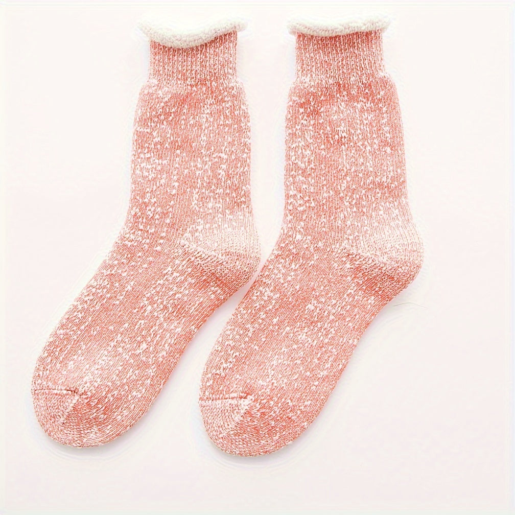 Casual Crew Socks Women's Plus Soft Warm Fleece Lined