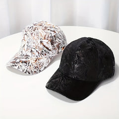 Cotton Baseball Cap Print Duck Tongue Cap Unisex Outdoor Sun Hat