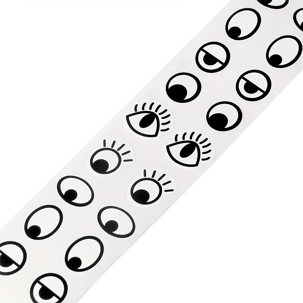 2000 Pcs Eye Stickers Labels Self Adhesive DIY Arts Crafts Toys Home Decoration