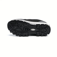 Faux Leather Hiking Shoes Non Slip Lightweight Breathable Trekking Boots