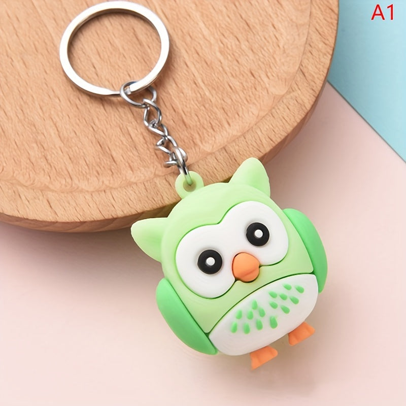Owl Keychain Creative Animal Key Pendant Gift