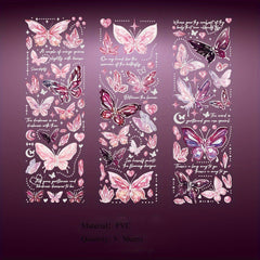 Embossed Gilding PVC Sticker Scrapbooking DIY Material