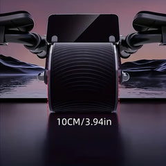 Auto Rebound Ab Roller Wheel w/ Elbow Support Pads for Core Strength Training