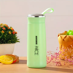 400ml Double Wall Insulated Tea Cup Portable Glass Water Cup