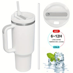 40oz Stainless Steel Vacuum Flask with Leakproof Lid for Outdoor Activities