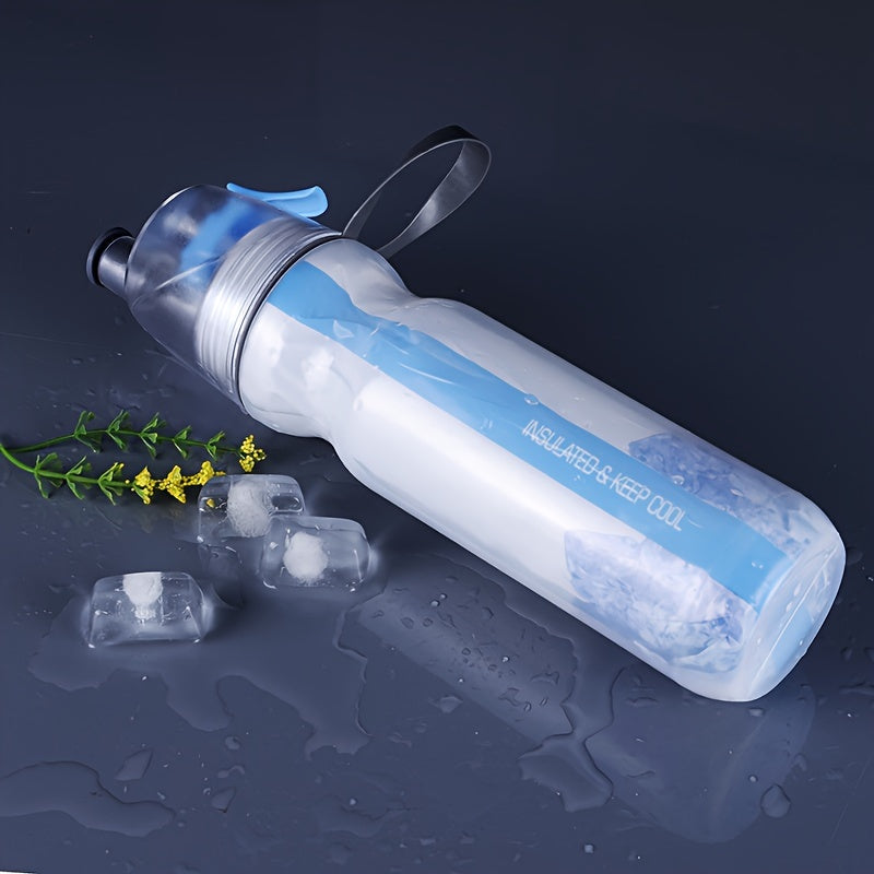 500ml Cycling Sports Water Bottle PE Double Wall Plastic Water Cup
