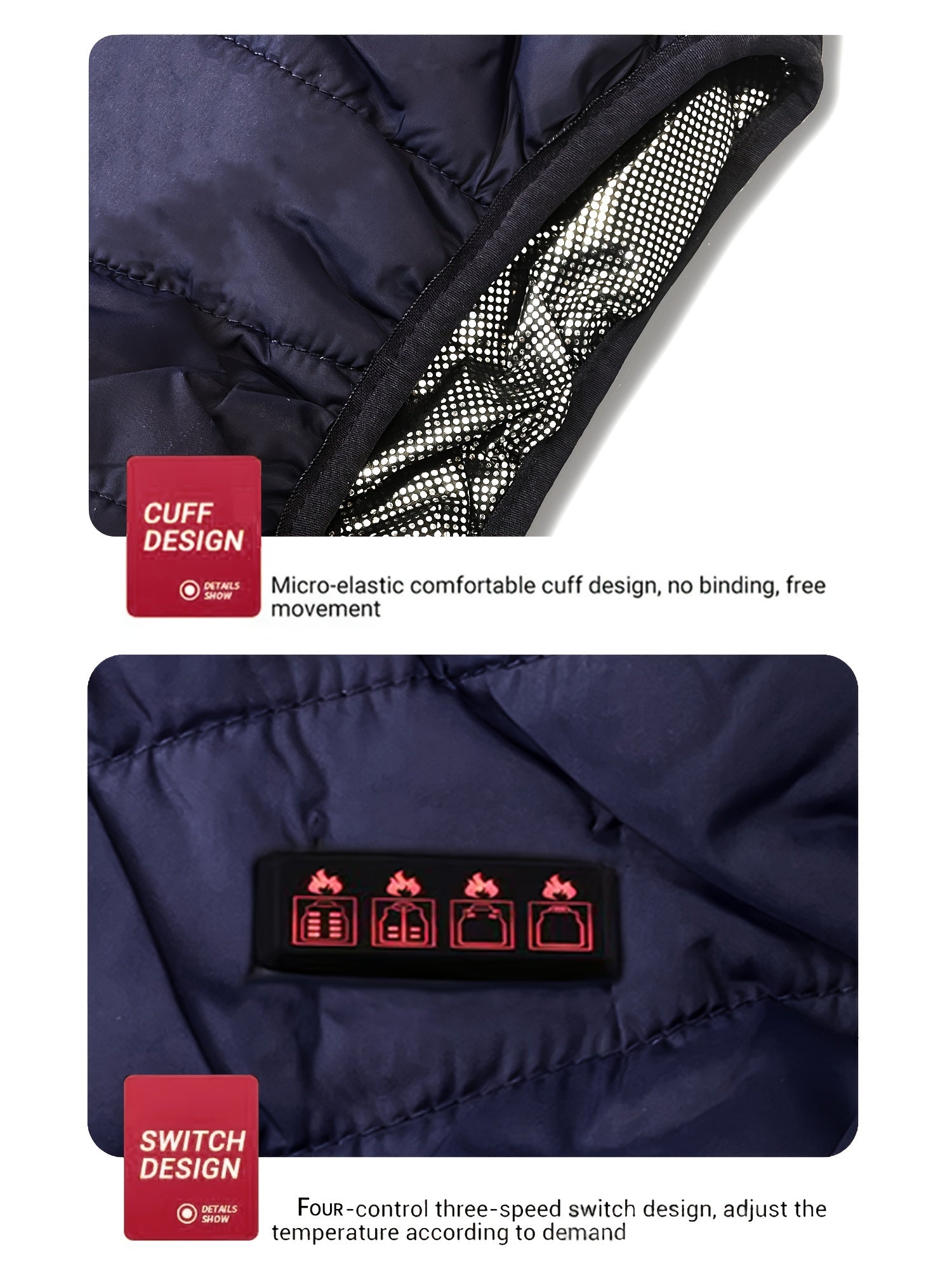Men's Heated Vest for Outdoor Activities and Hiking