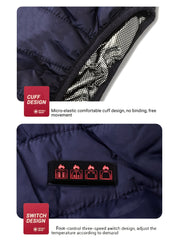 Men's Heated Vest for Outdoor Activities and Hiking