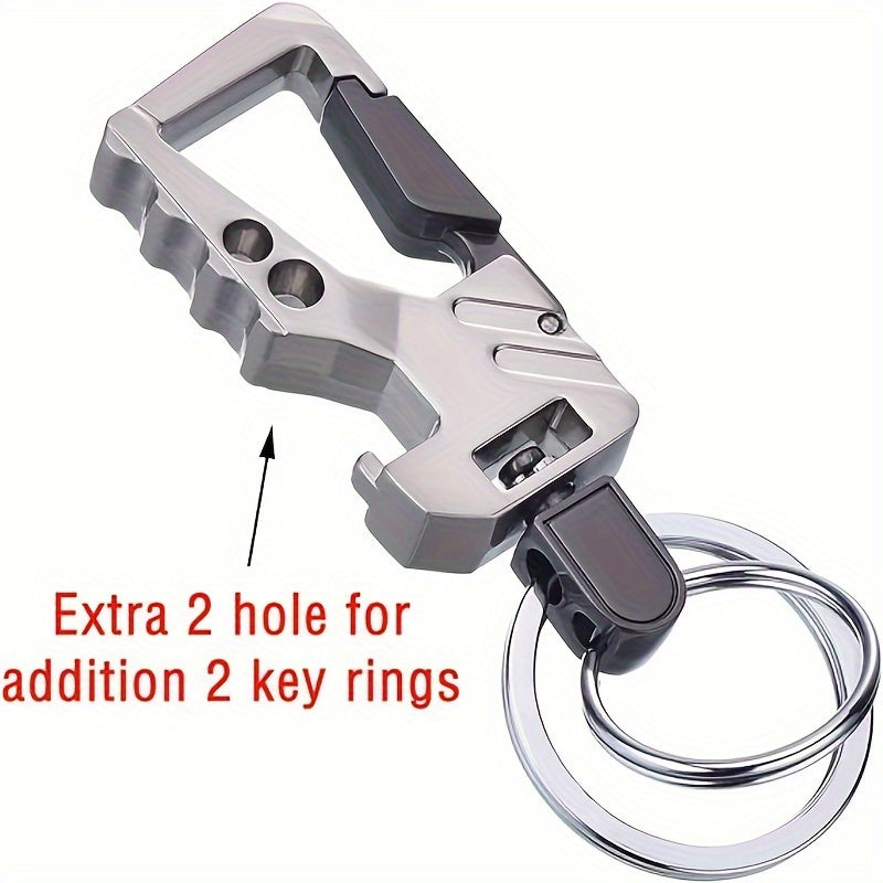 2pcs Key Chain With Bottle Opener Waist Hanging Keychain