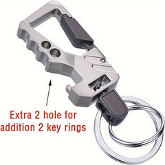 2pcs Key Chain With Bottle Opener Waist Hanging Keychain