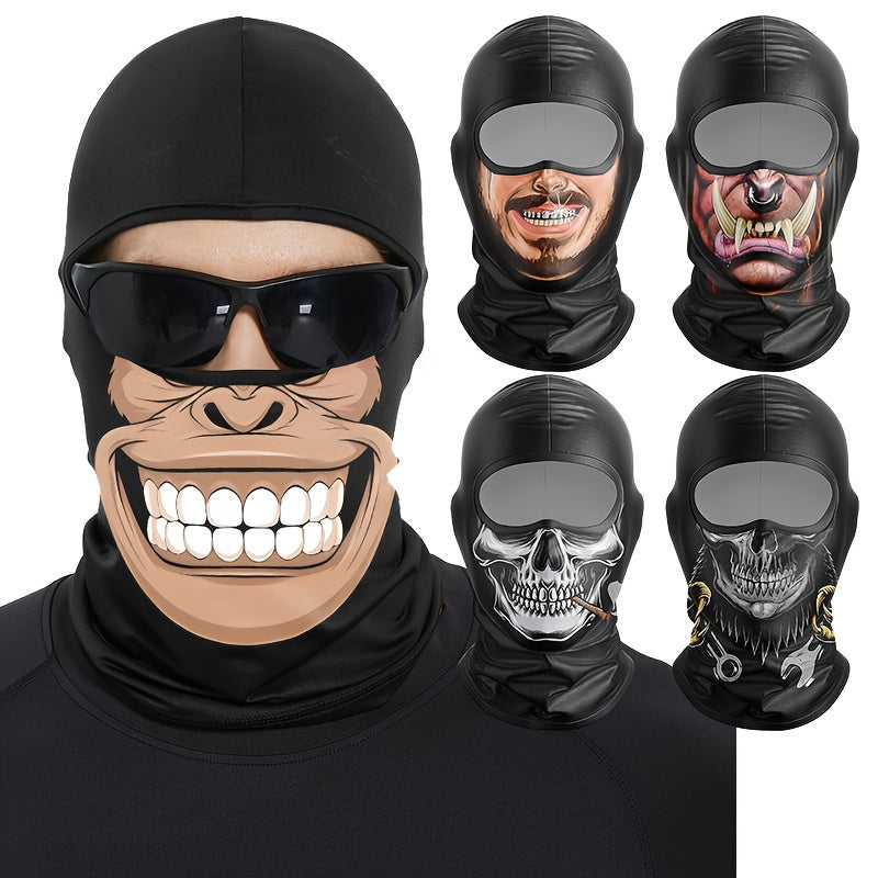 Breathable Balaclava Motorcycle Headgear Full Face Mask UV Protection