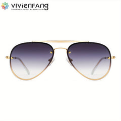 Men's Polarized Aviator Sunglasses UV400 Eye Protection with Glasses Bag