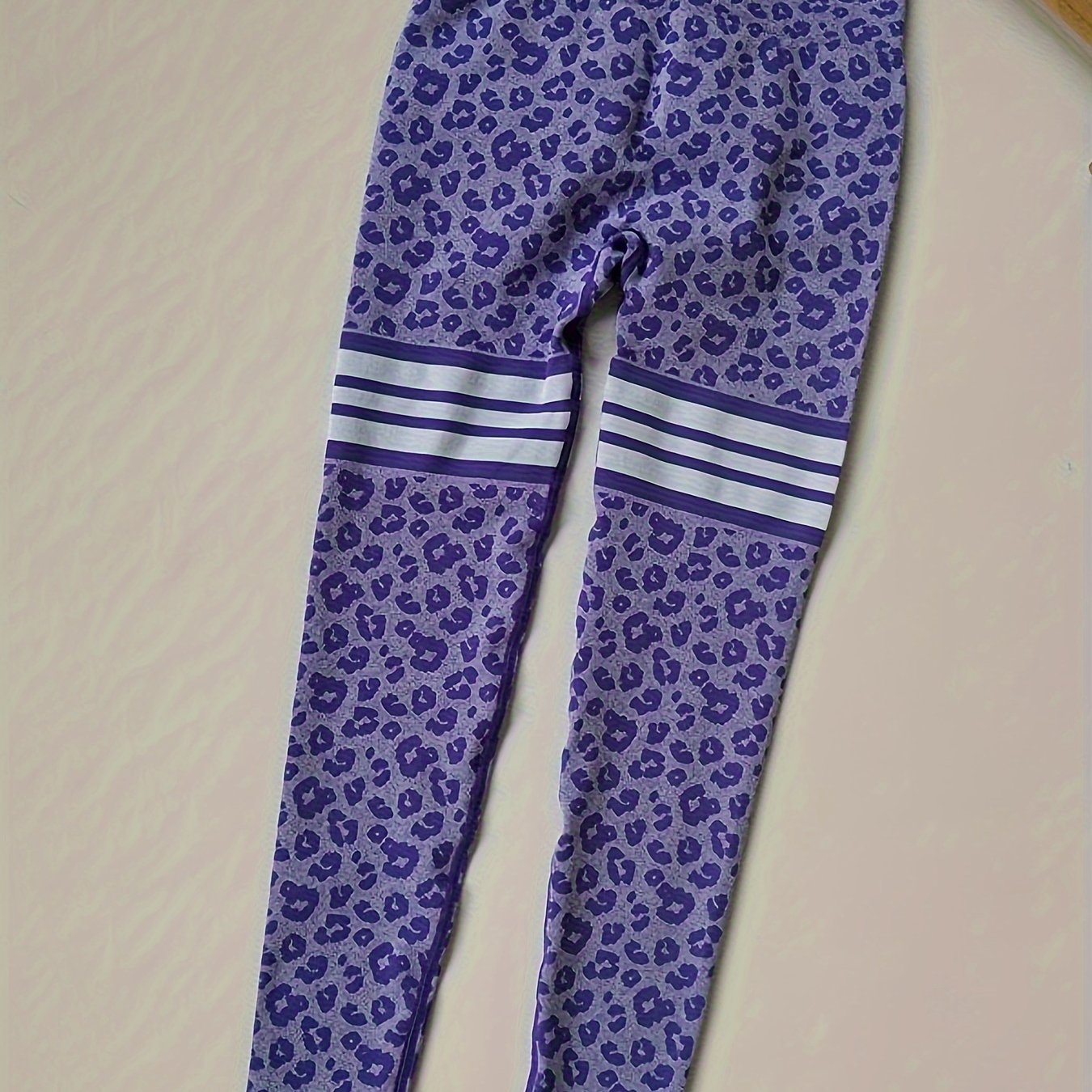 Leopard Print Seamless Yoga Pants High Waist