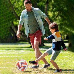 5 PU Leather Soccer Ball Seamless Football Durable Training Explosive Proof