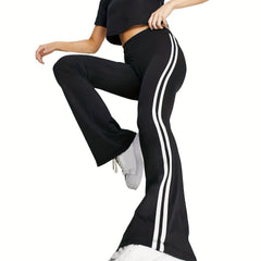 Yoga Flared Pants High Waist Fitness Workout Bell Bottom Pants