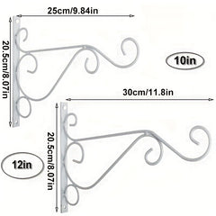 Metal Plant Bracket 25 30 48 Cm Iron Wall Hanger Hook