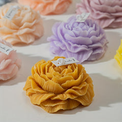Peony Flower Aromatherapy Candle for Home & Outdoor Use