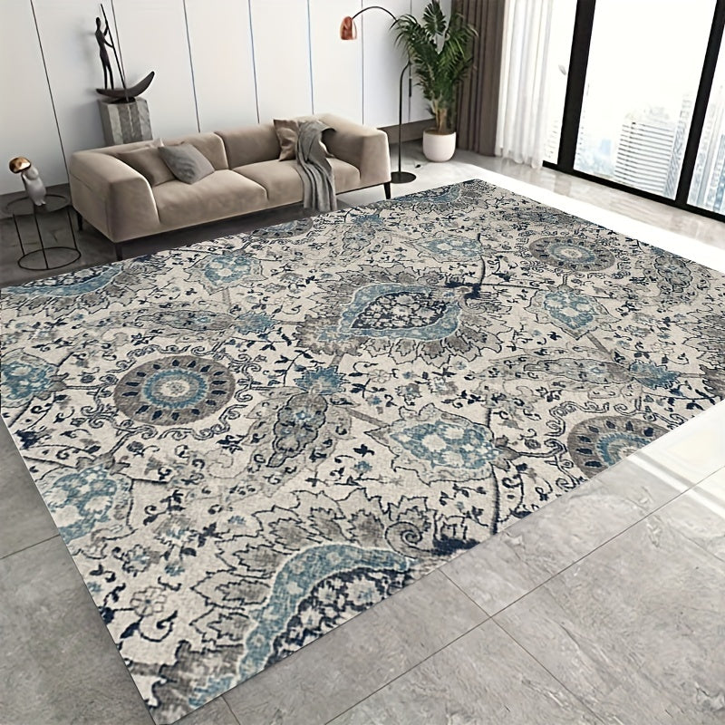 Bohemian Vintage Area Carpet - Anti Slip Large Living Room Rug